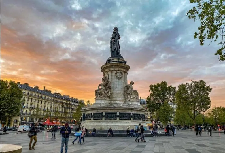 Appartement Contemporain Republique - Temple Paris Lägenhet